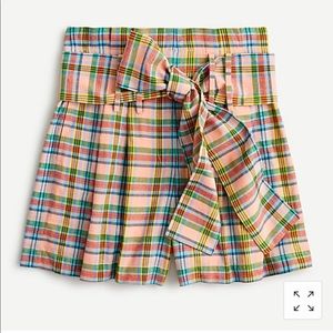 J. Crew Paper Bag Plaid Short | New, with tags